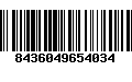 Código de Barras 8436049654034