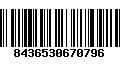 Código de Barras 8436530670796