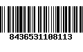 Código de Barras 8436531108113