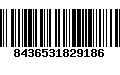 Código de Barras 8436531829186