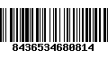 Código de Barras 8436534680814