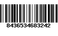 Código de Barras 8436534683242