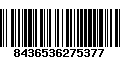 Código de Barras 8436536275377