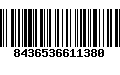 Código de Barras 8436536611380