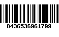 Código de Barras 8436536961799