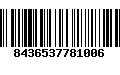 Código de Barras 8436537781006