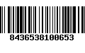 Código de Barras 8436538100653