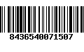 Código de Barras 8436540071507