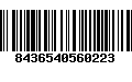 Código de Barras 8436540560223