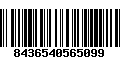 Código de Barras 8436540565099