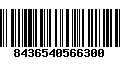 Código de Barras 8436540566300