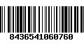 Código de Barras 8436541060760