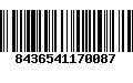 Código de Barras 8436541170087