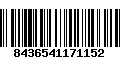 Código de Barras 8436541171152