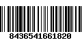 Código de Barras 8436541661820