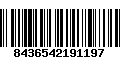 Código de Barras 8436542191197