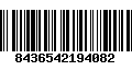 Código de Barras 8436542194082