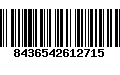 Código de Barras 8436542612715