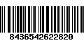 Código de Barras 8436542622820