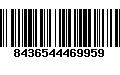 Código de Barras 8436544469959