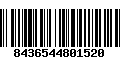 Código de Barras 8436544801520