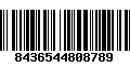 Código de Barras 8436544808789