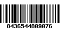 Código de Barras 8436544809076