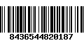 Código de Barras 8436544820187