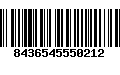 Código de Barras 8436545550212