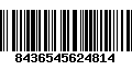 Código de Barras 8436545624814