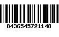 Código de Barras 8436545721148