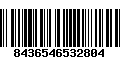 Código de Barras 8436546532804