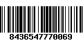 Código de Barras 8436547770069