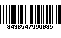 Código de Barras 8436547990085