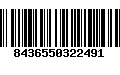 Código de Barras 8436550322491