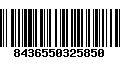 Código de Barras 8436550325850