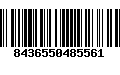 Código de Barras 8436550485561