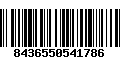 Código de Barras 8436550541786