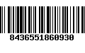 Código de Barras 8436551860930