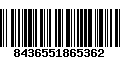 Código de Barras 8436551865362