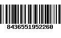 Código de Barras 8436551952260