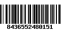 Código de Barras 8436552480151