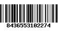 Código de Barras 8436553102274