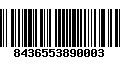 Código de Barras 8436553890003