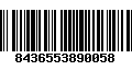 Código de Barras 8436553890058