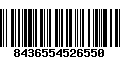 Código de Barras 8436554526550