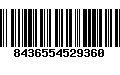 Código de Barras 8436554529360