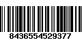 Código de Barras 8436554529377