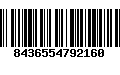 Código de Barras 8436554792160