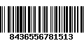 Código de Barras 8436556781513